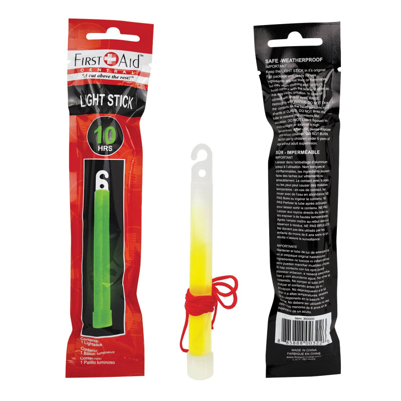 Bâtons lumineux d'urgence (10 heures)