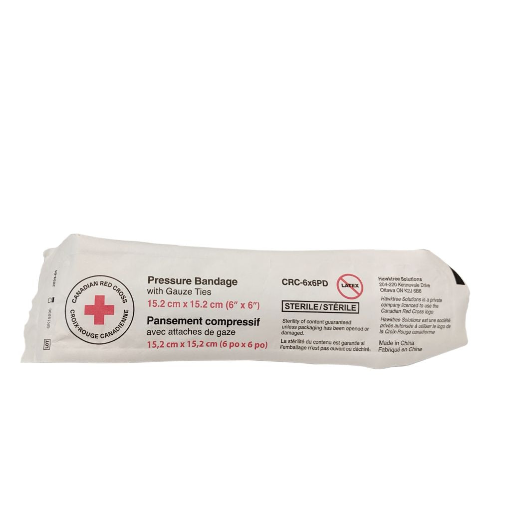 Sterile Pressure Dressing with Gauze Ties