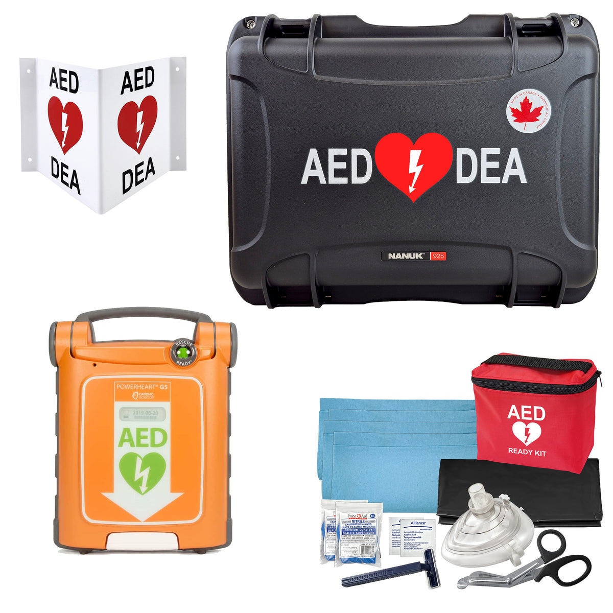 Bill 30 Ontario - Cardiac Science G5 Construction and Workplace AED Package