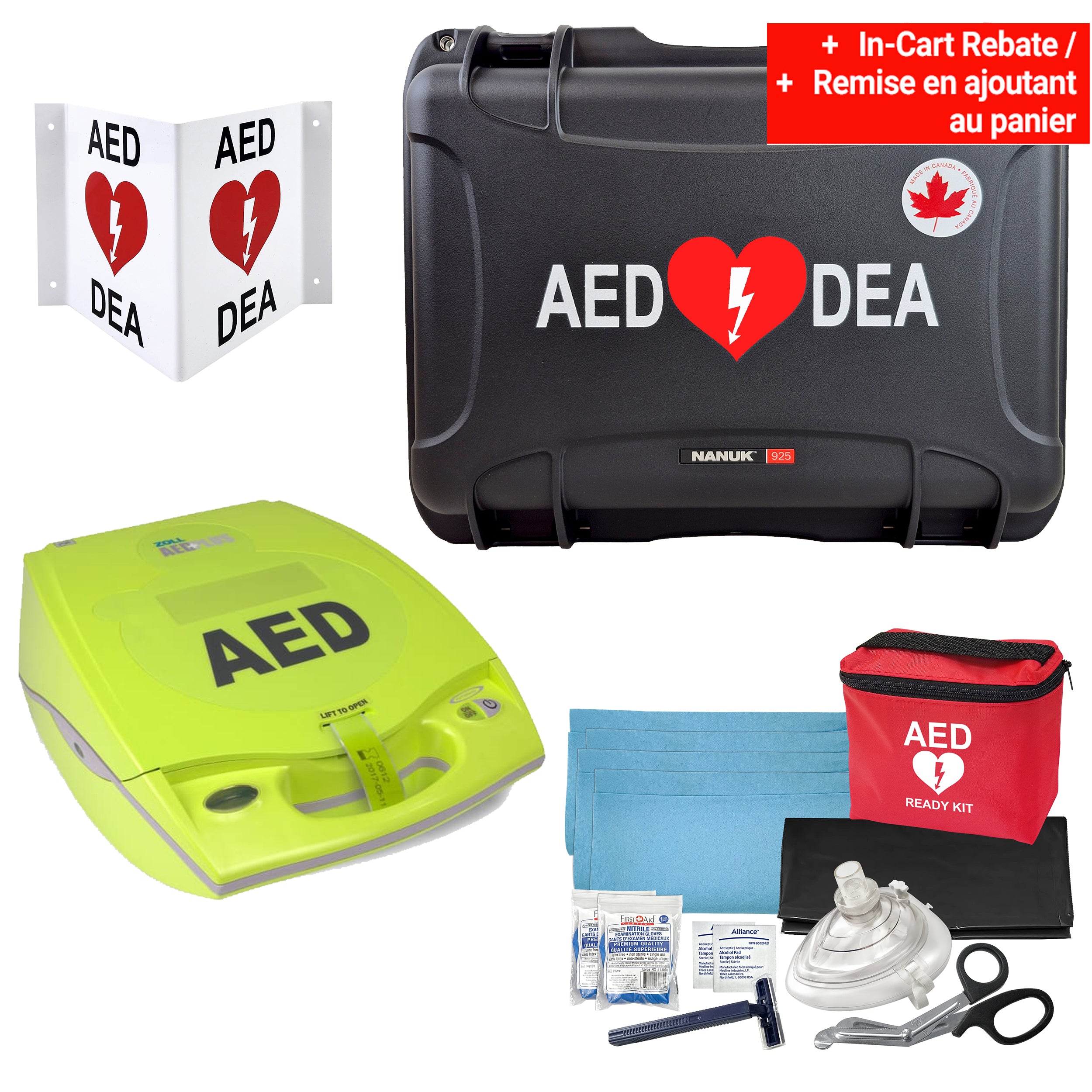 Bill 30 Ontario - ZOLL AED Plus Construction and Workplace AED Package