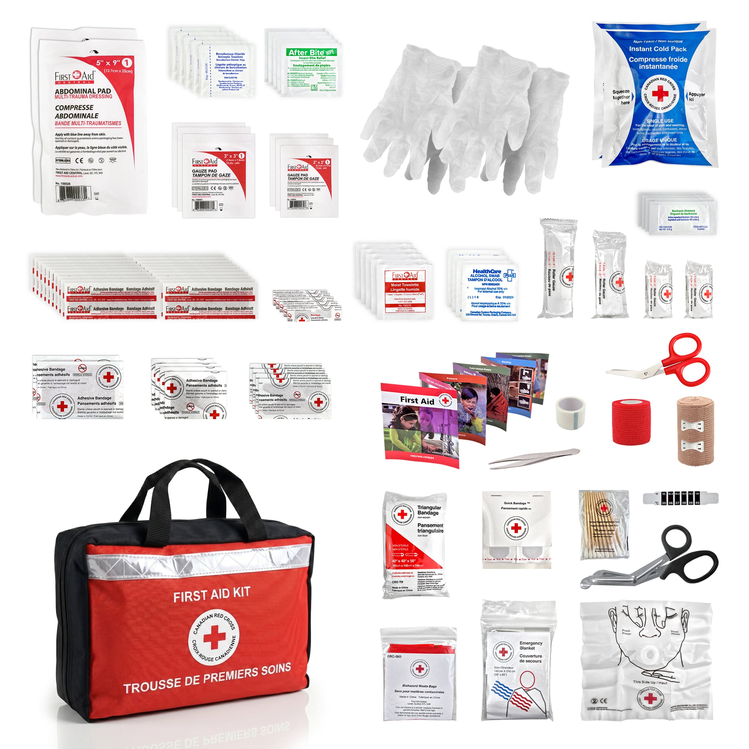 Trousse de premiers soins sportifs de base
