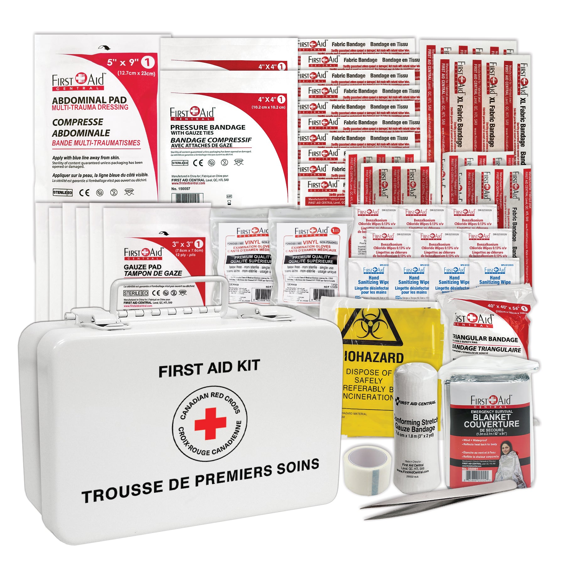 Trousse de premiers soins de type 1 – Exigences de la norme CSA Z1220-24
