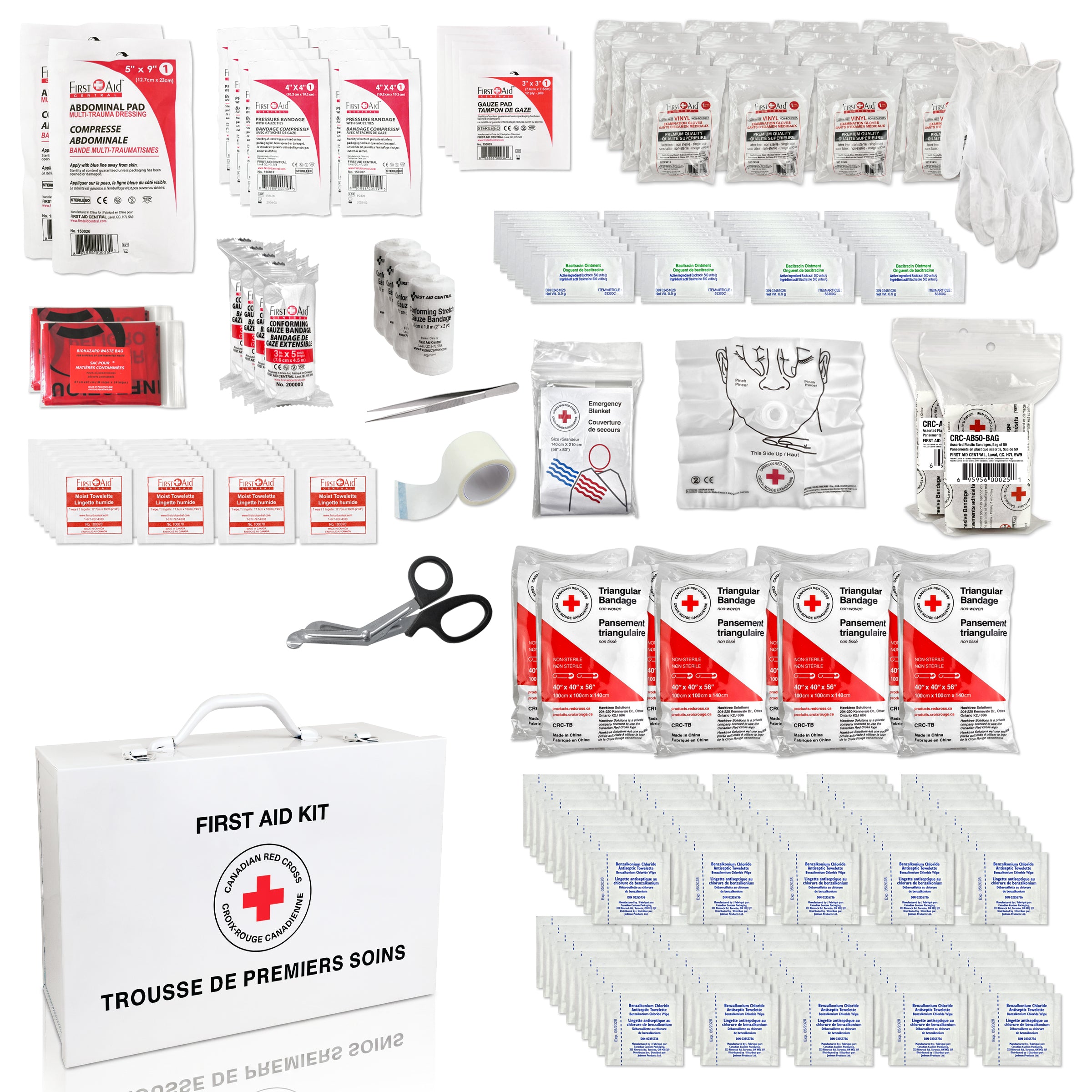 First Aid Kit Type 2 Basic, as per CSA Z1220-17 Standard - Medium (26-50 Persons)