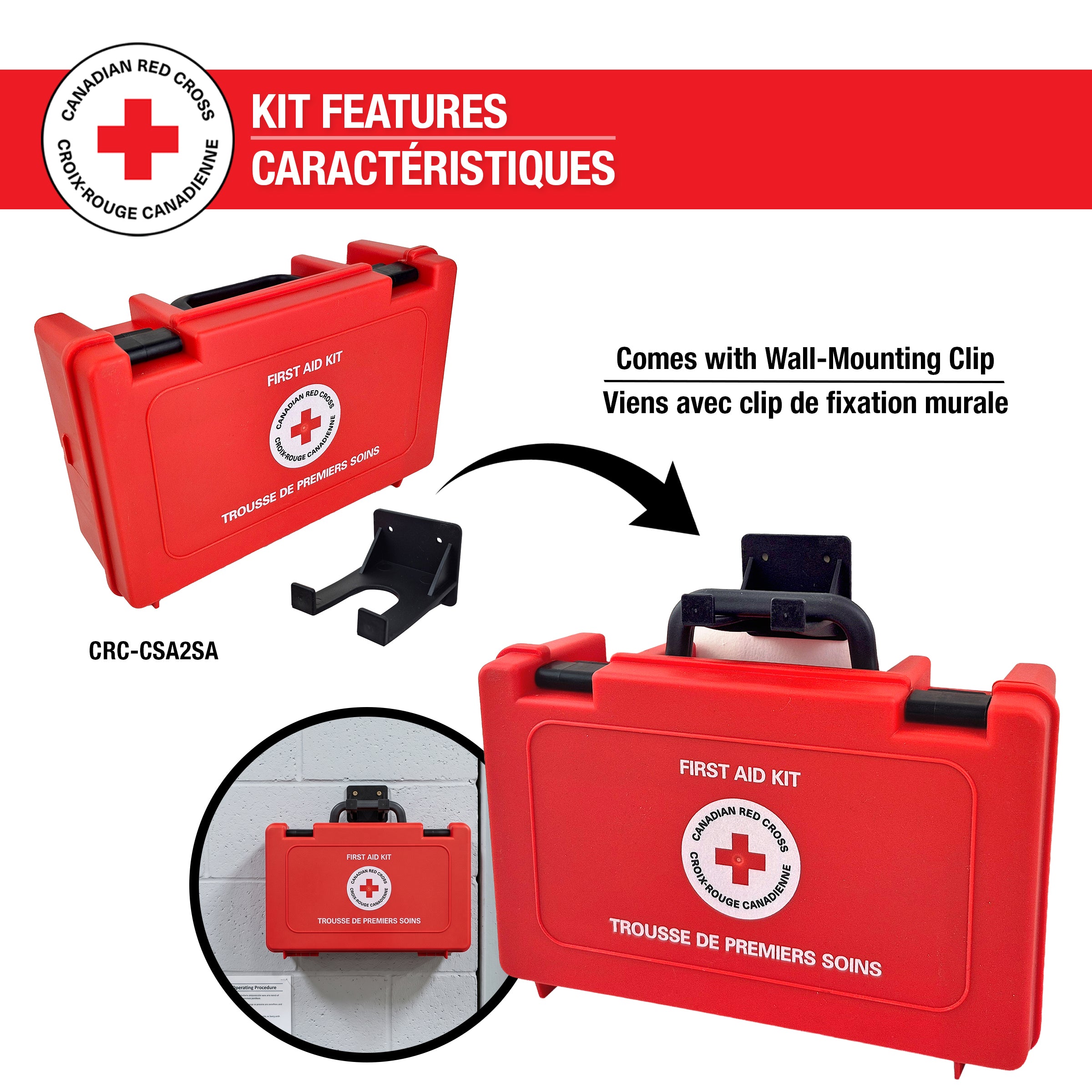First Aid Kit Type 2 Basic, as per CSA Z1220-17 Standard - Small (2-25 Persons)