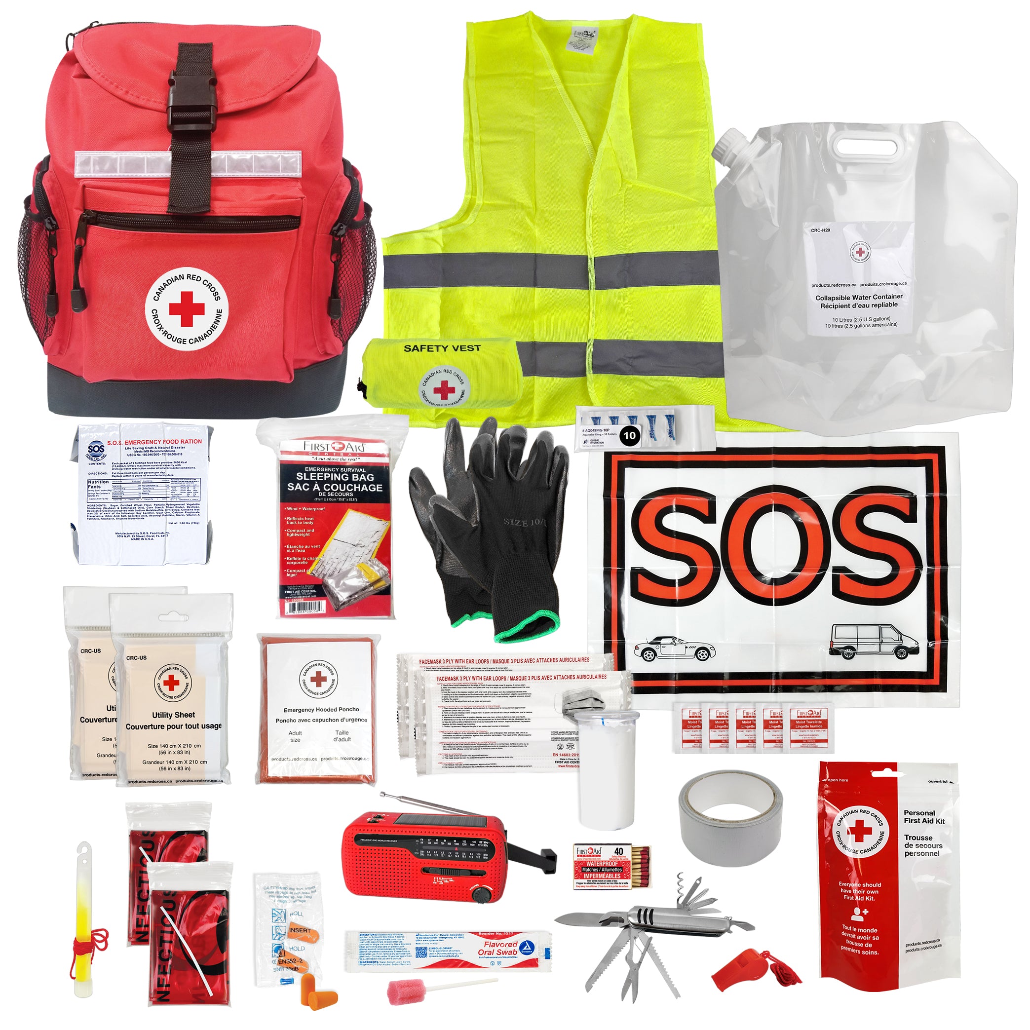 Person Deluxe Disaster Preparedness kit