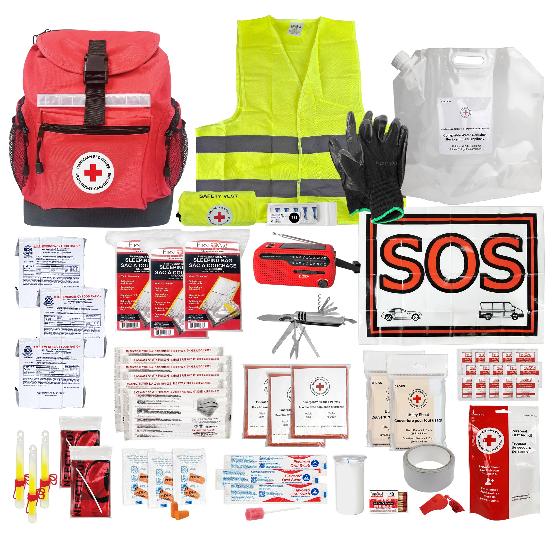 3-Person Deluxe Disaster Preparedness Kit