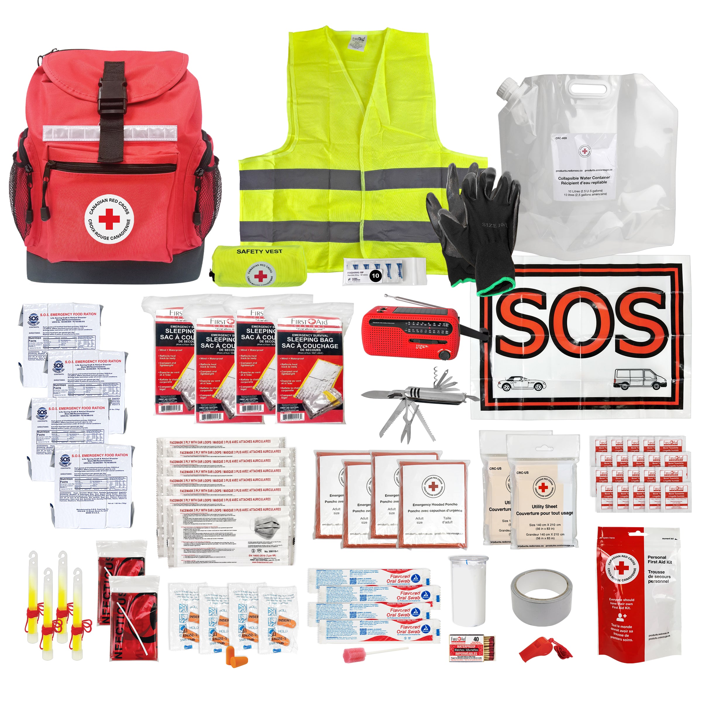 4 Person Deluxe Disaster Preparedness kit