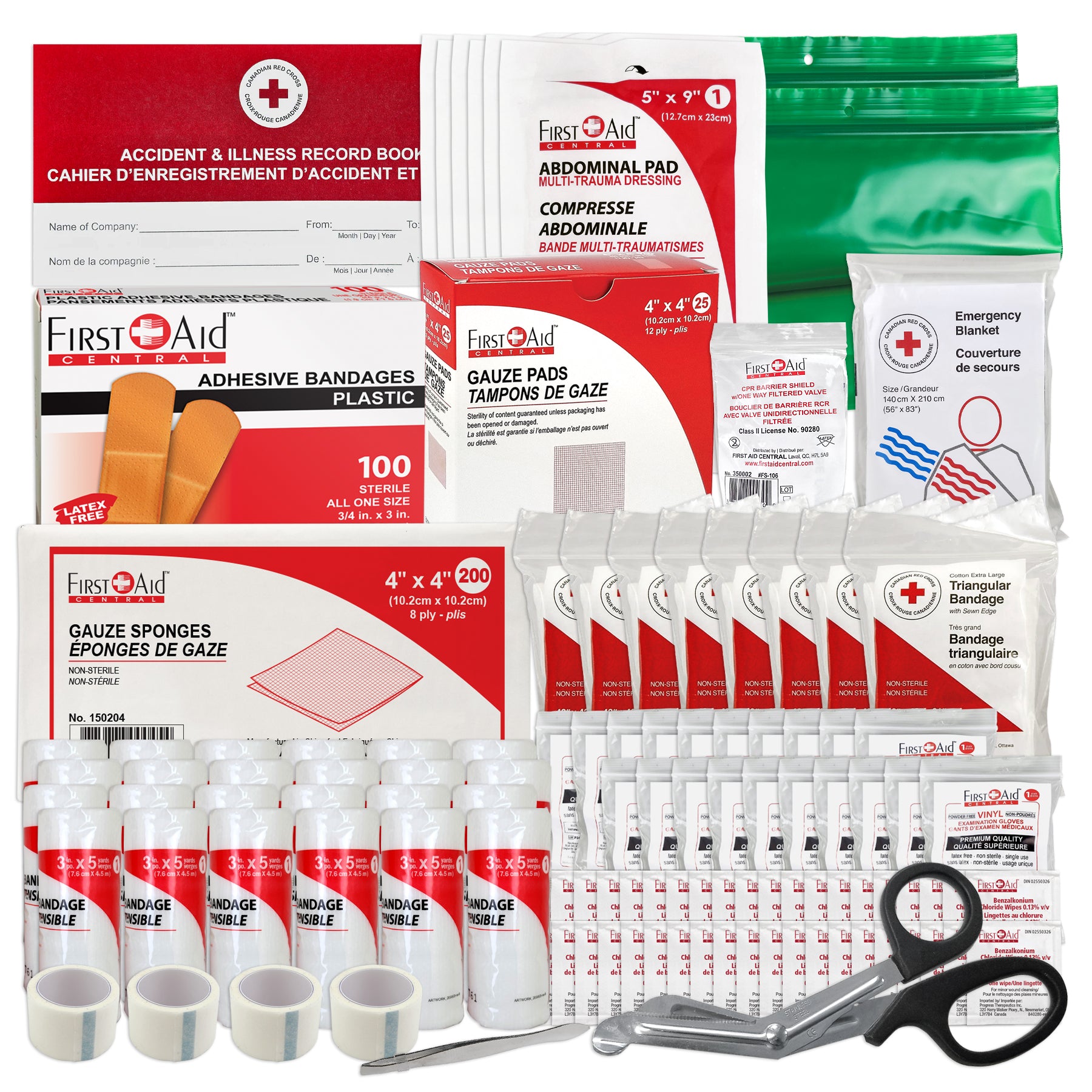 Trousse fédérale de premiers soins en milieu de travail – Type C