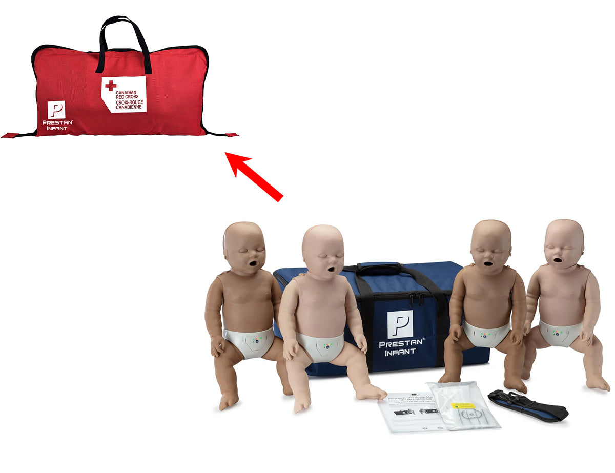 Mannequin professionnel pour nourrissons PRESTAN avec rétroaction sur la RCR