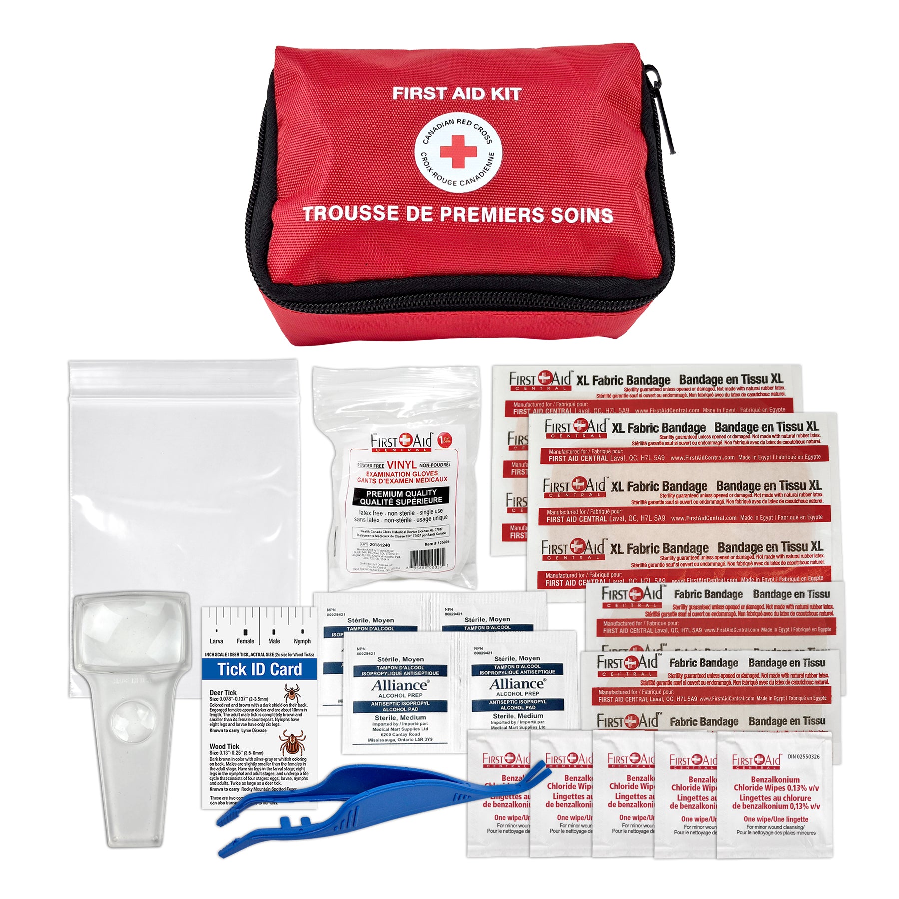 Tick Removal Deluxe Kit - Nylon bag