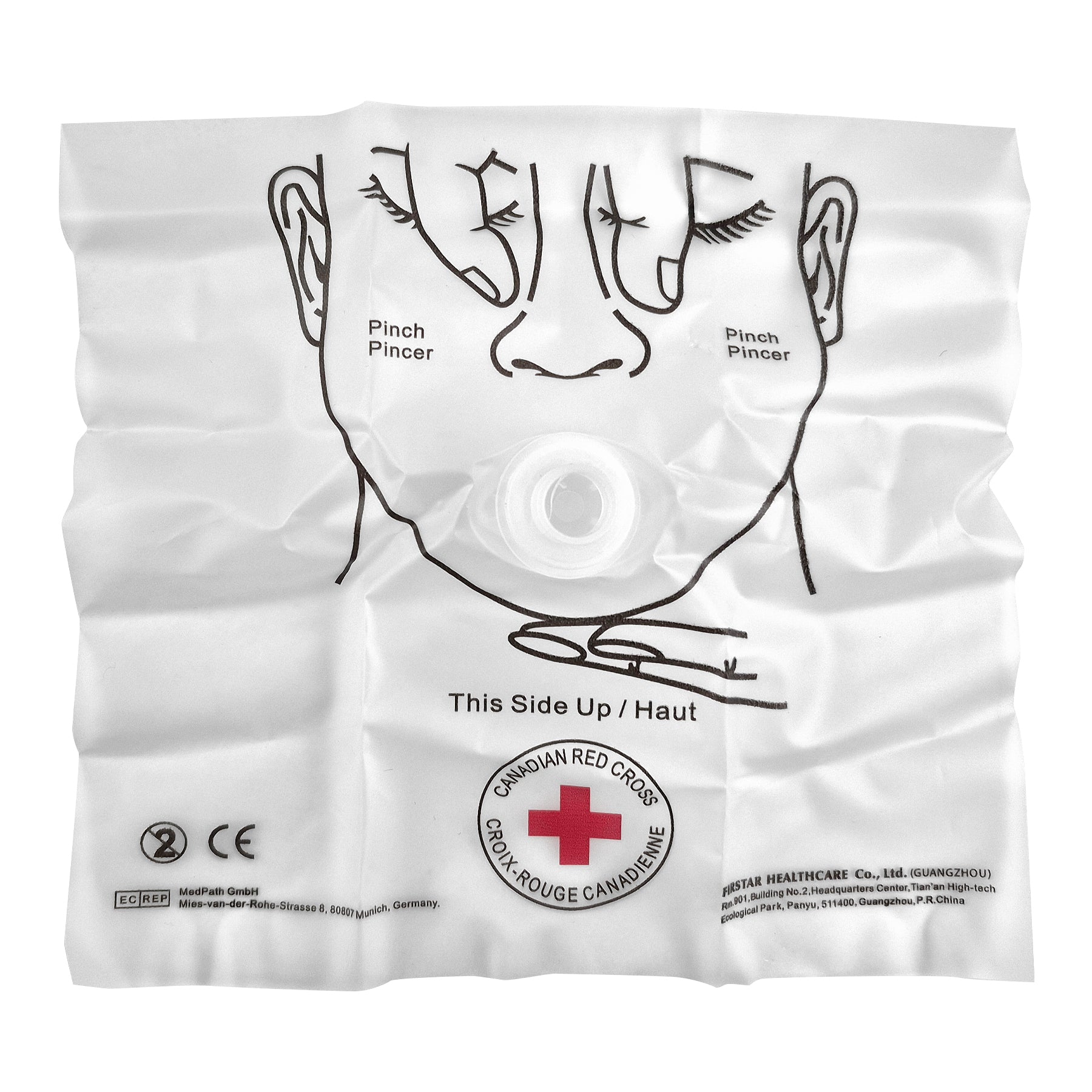 CPR Barrier with One Way Valve