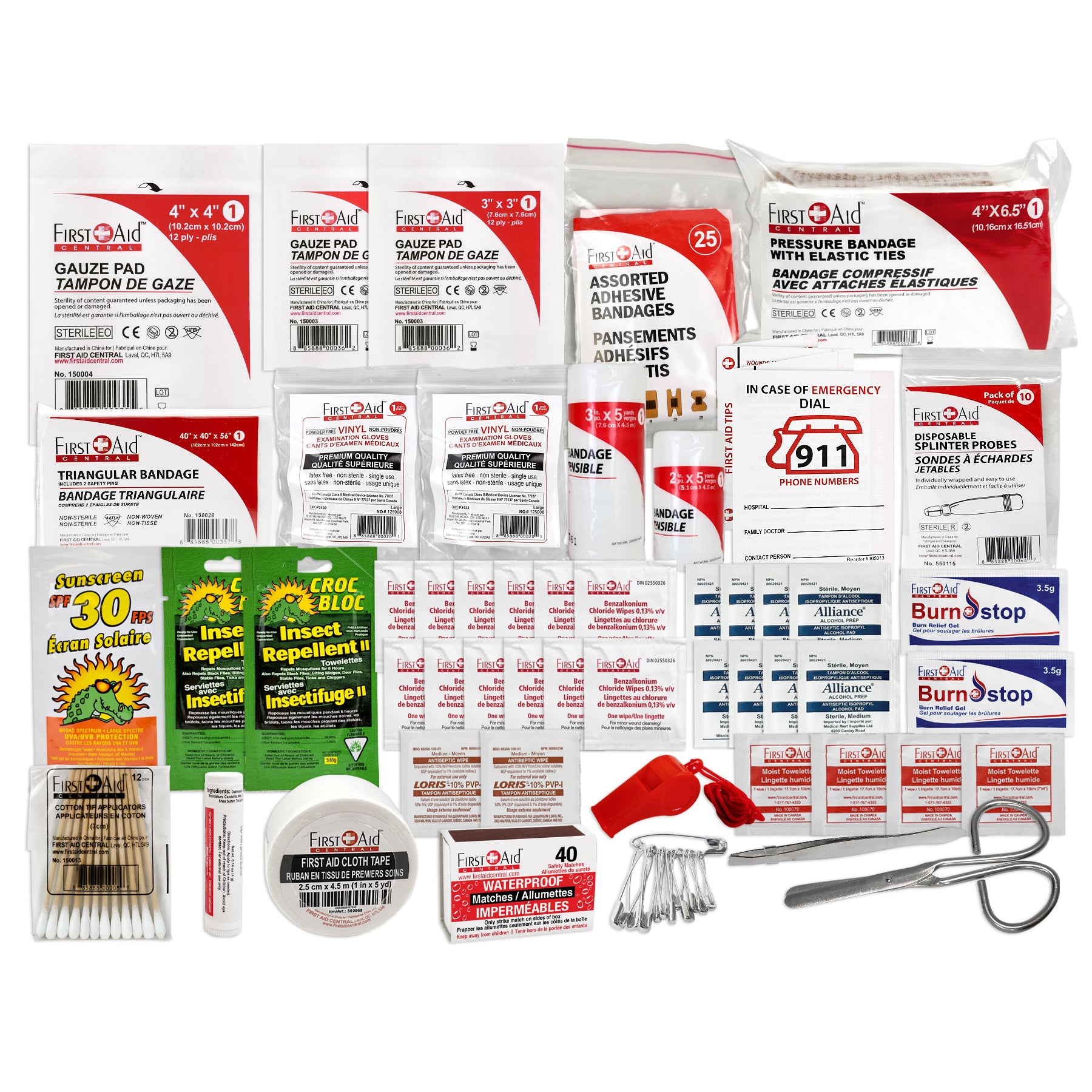 Outdoor First Aid Kit, Dry Bag, 2.5L