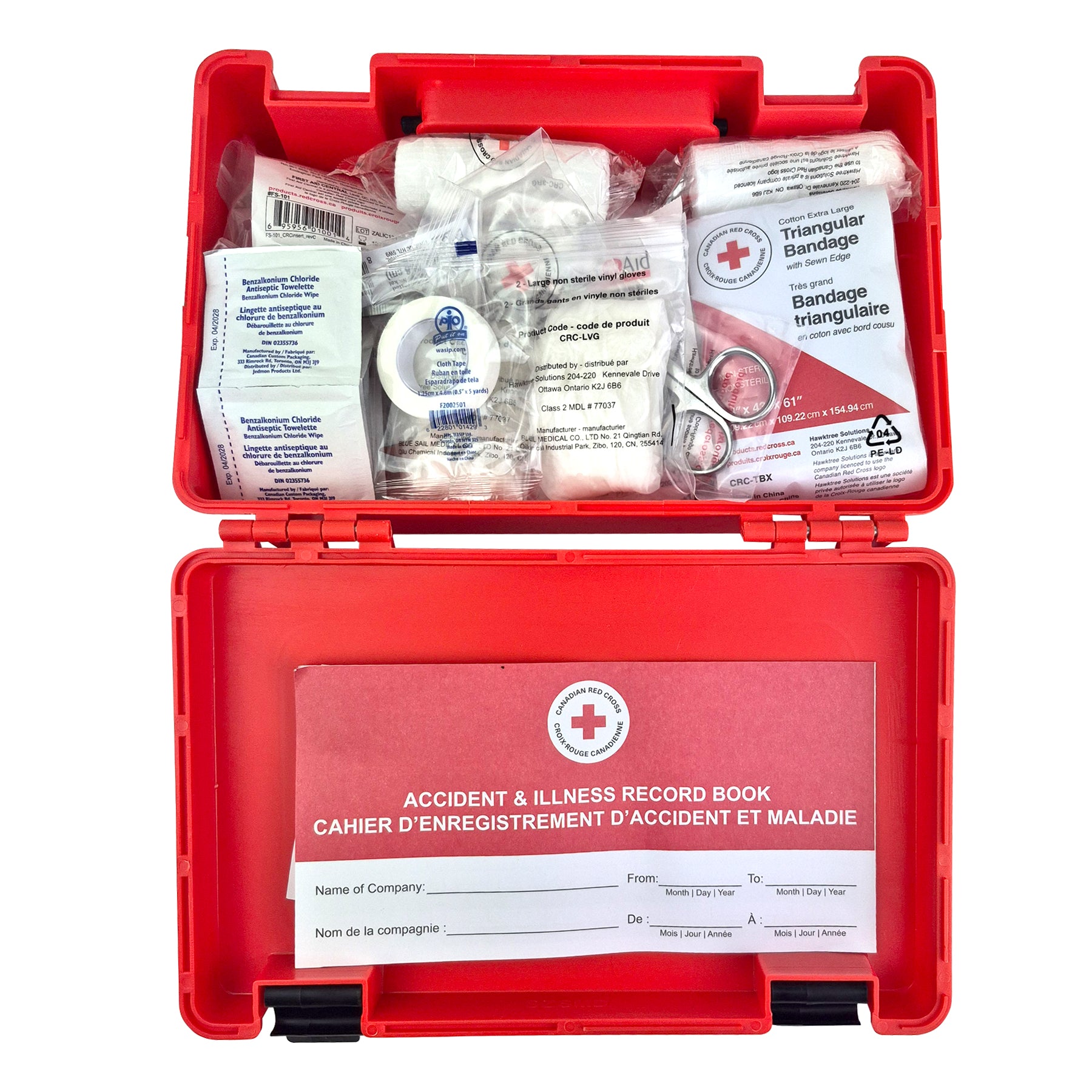 Trousse fédérale de premiers soins en milieu de travail – Type A