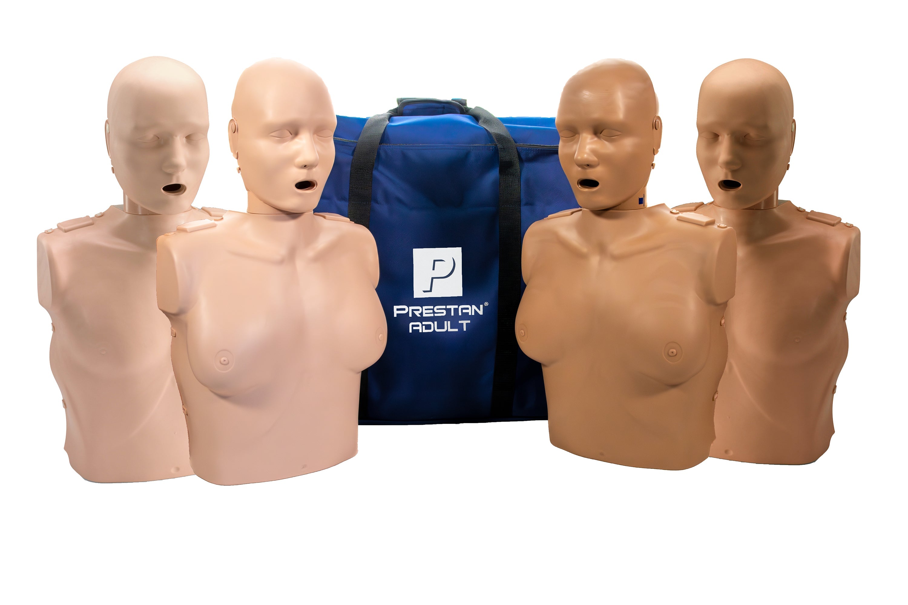 PRESTAN Mannequin professionnel adulte et féminin avec retour d'information pour la RCP, lot de 4