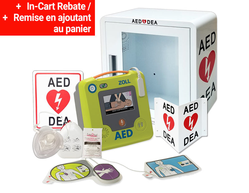 Ensemble Zoll AED 3 + Trousse de contrôle des saignements