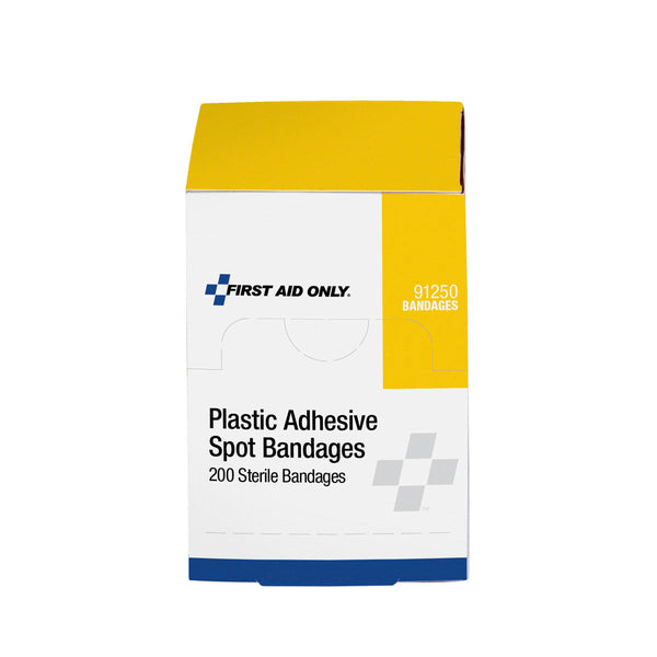 Adhesive Plastic Spot Bandages, 200ct