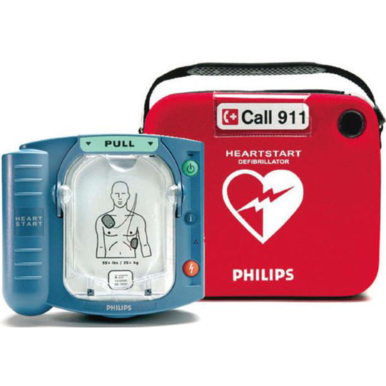Philips HeartStart OnSite HS1 AED with Standard Carrying Case