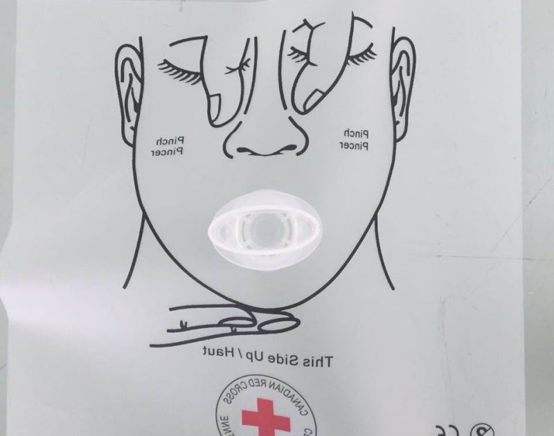 CPR Barrier with One Way Valve