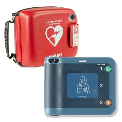 Philips HeartStart FRx Defibrillator AED w/ Ready-Pack Config. + Standard  Carrying Case