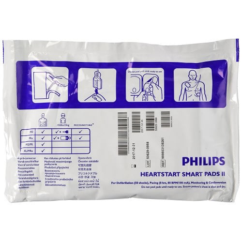<tc>Cartouche d'électrodes SMART pour adultes Philips Heartstart FRx (1 paire)</tc>