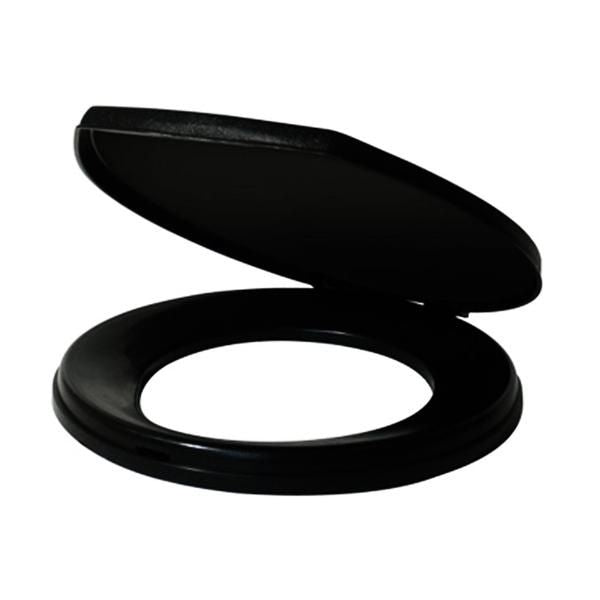 Couvercle de toilette portable à clipser