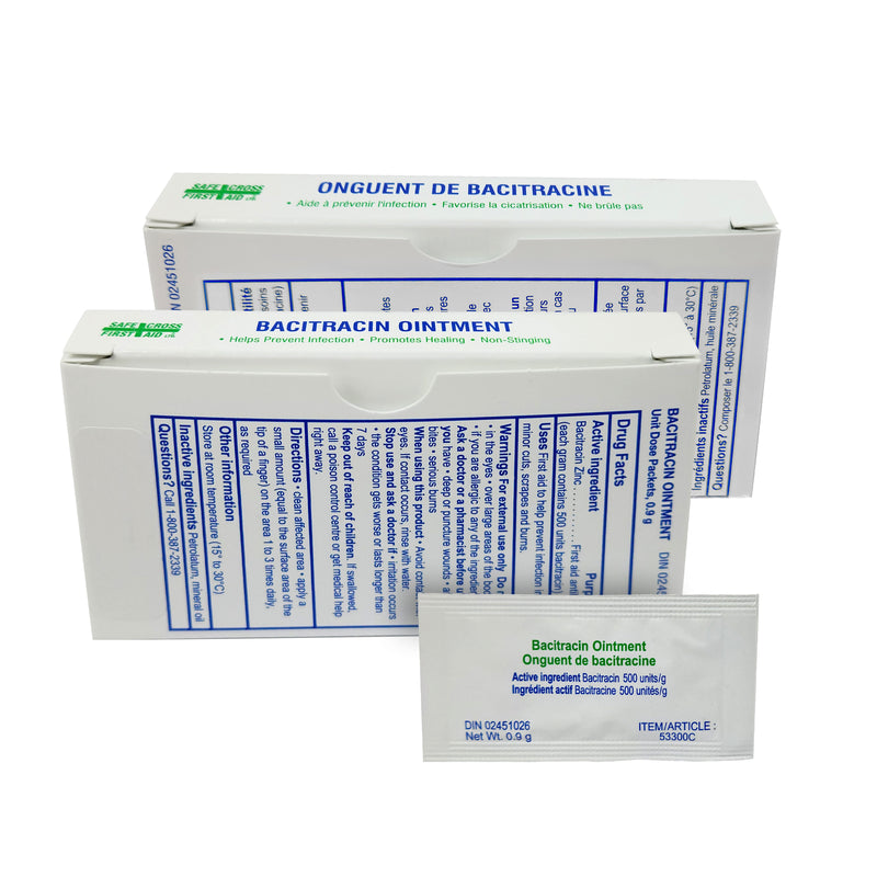 <tc>Pommade antibiotique Safecross (bacitracine zinc)</tc>