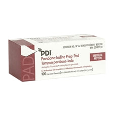 Povidone Iodine Prep Pad (100)