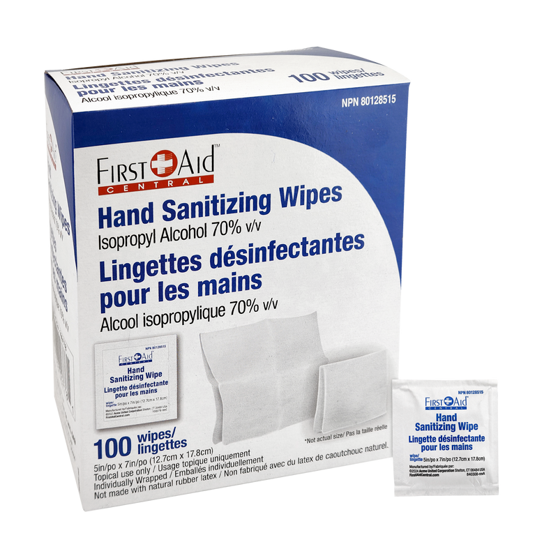 Lingettes désinfectantes pour les mains - Boite de 100 - Achetez 1, la 2e boite à 50% de rabais