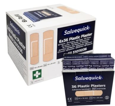 Salvequick Plastic Bandage Refills - 6 x 36's