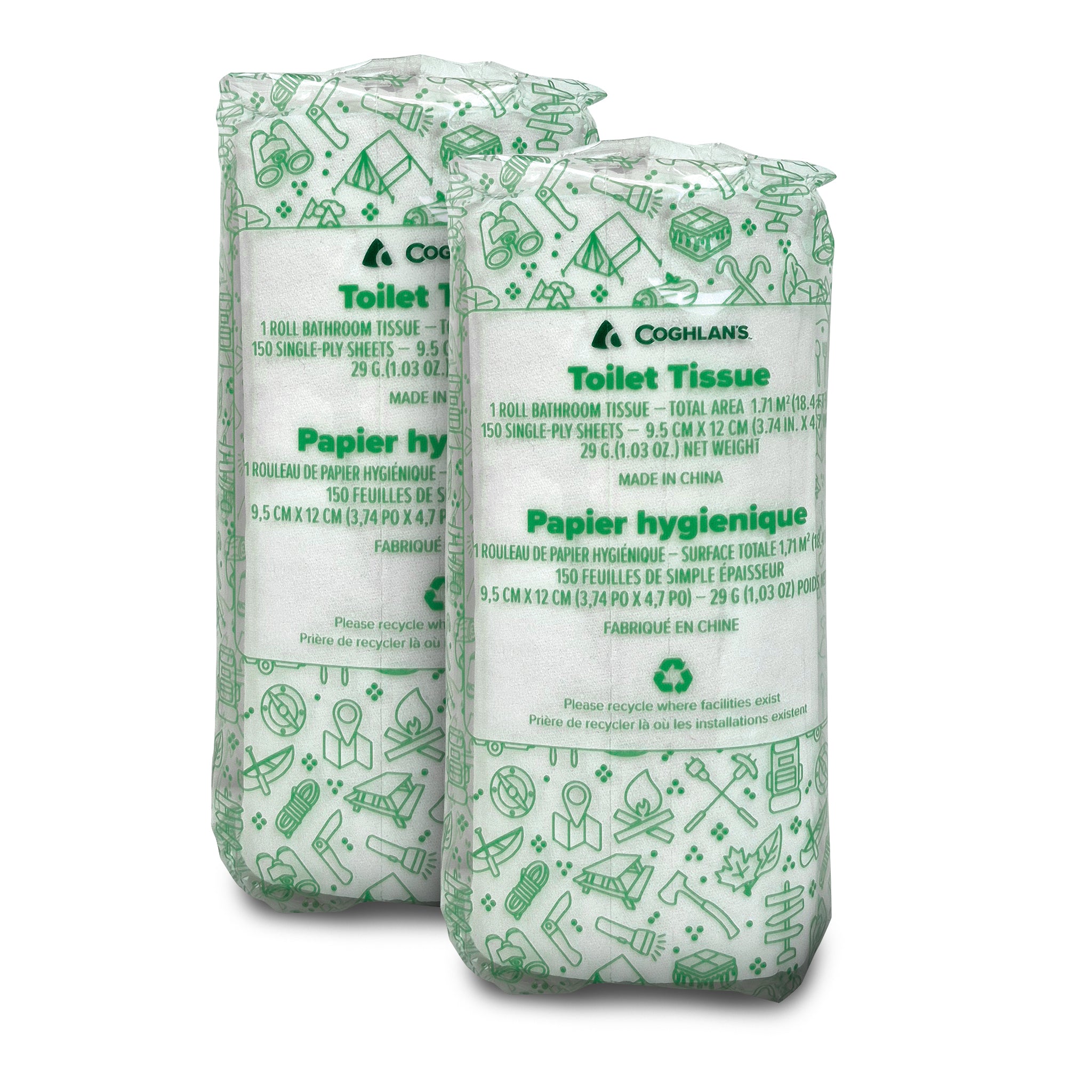 Papier toilette paquet de 2