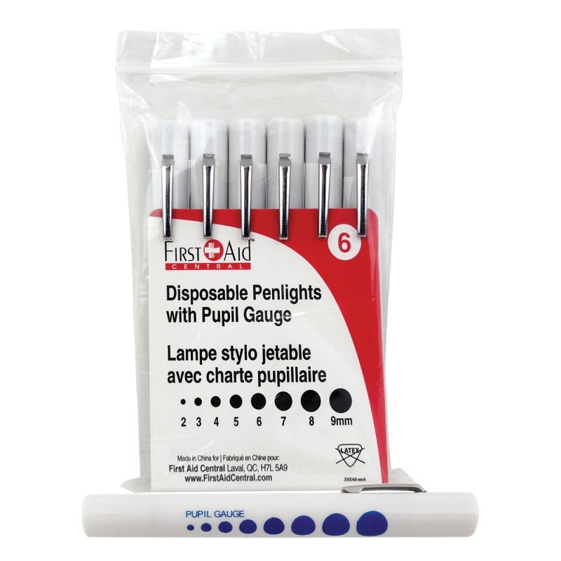 <tc>Lampe-stylo paramédicale jetable - Pqt de 6</tc>