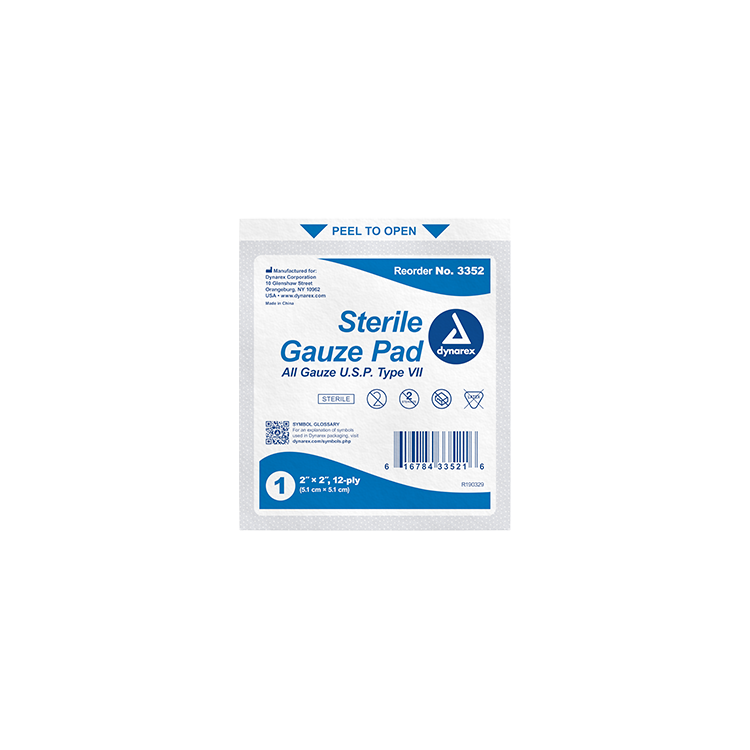 Gauze Pad - Sterile - 2" x 2"