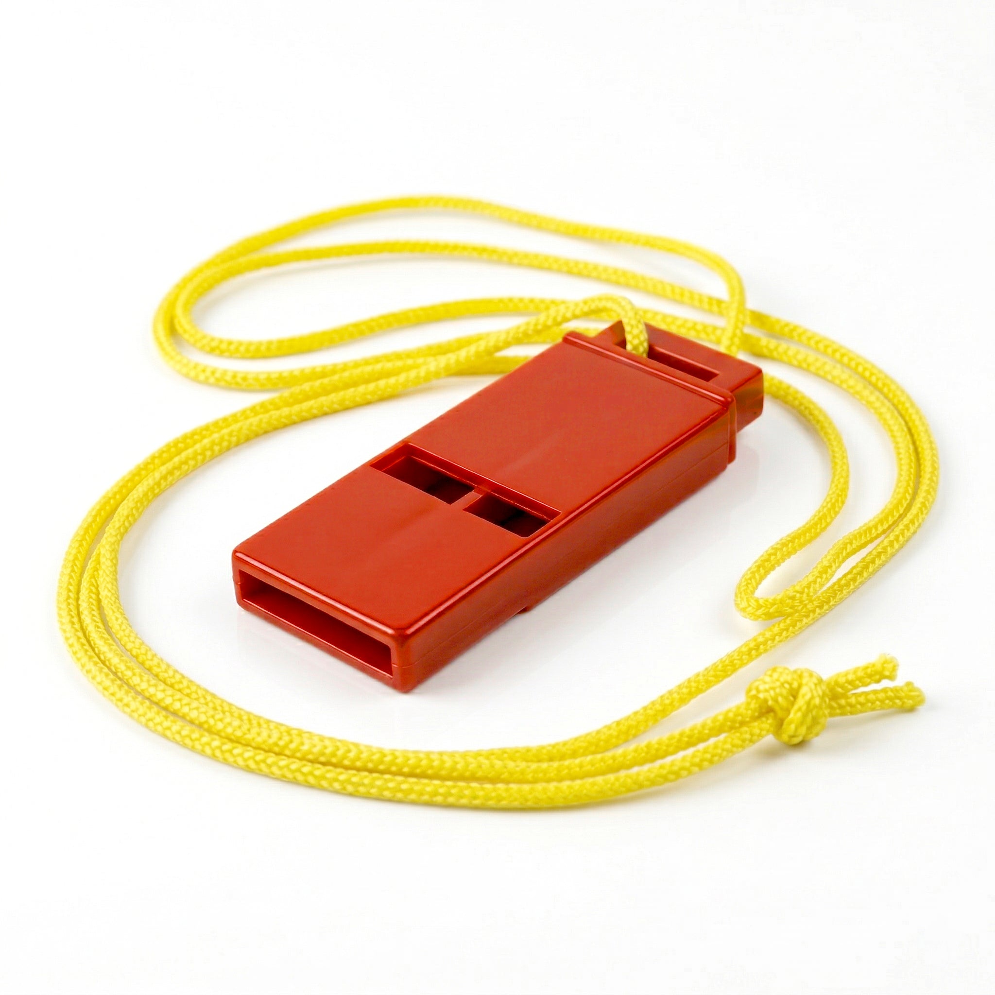 Safety Whistle (pea-less) with lanyard