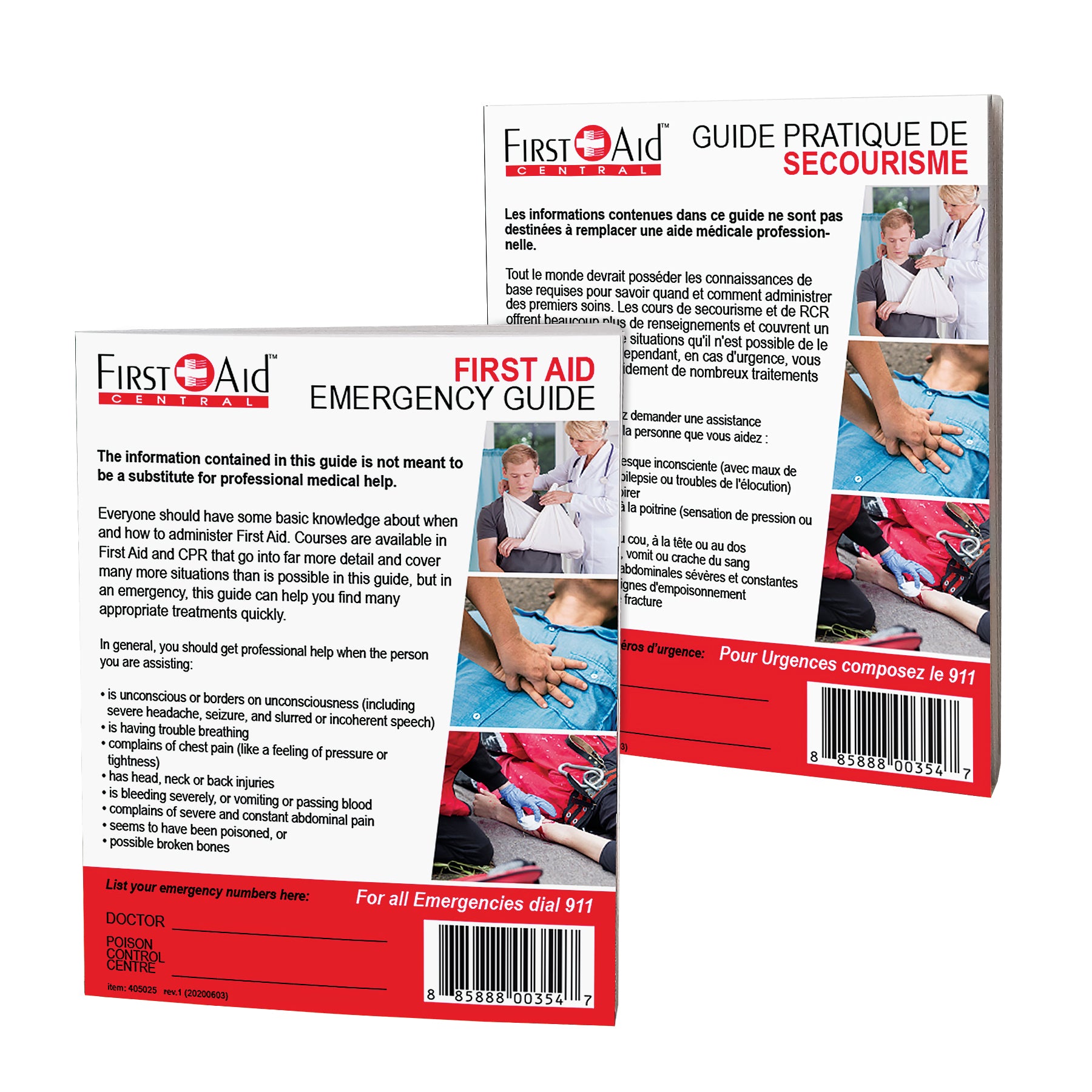 <tc>Guide d'urgence de premiers soins</tc>