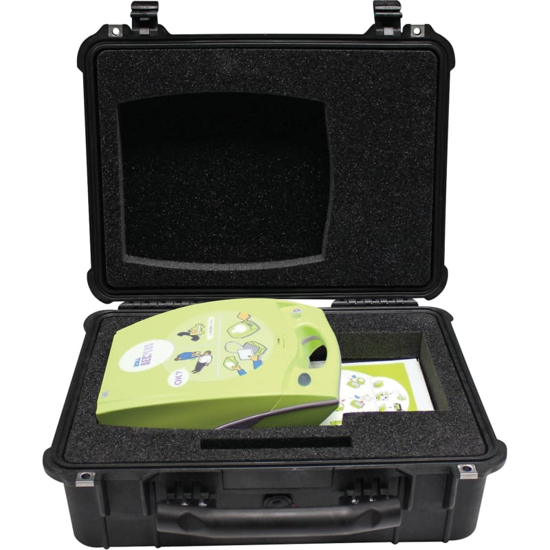 <tc>Étui Pelican avec découpes pour ZOLL AED Plus</tc>