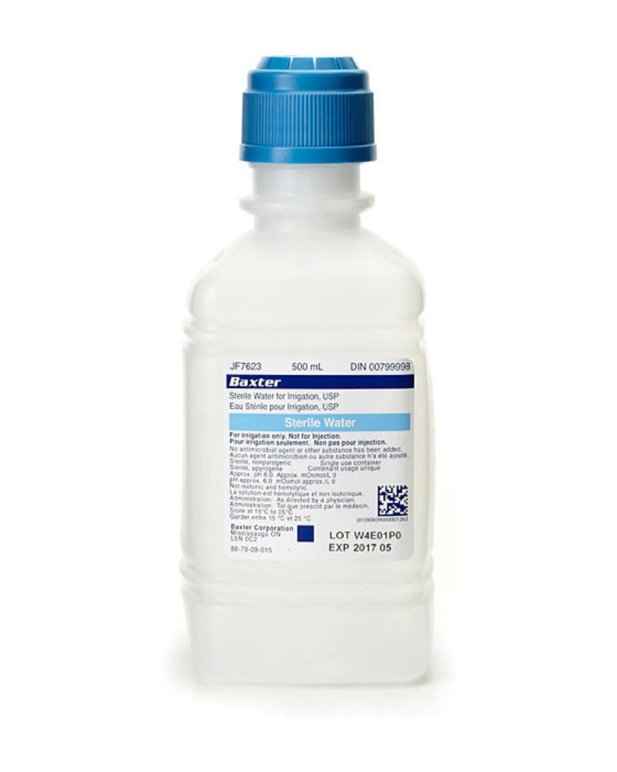 Baxter Sterile Water Irrigation Solutions - 500 ml