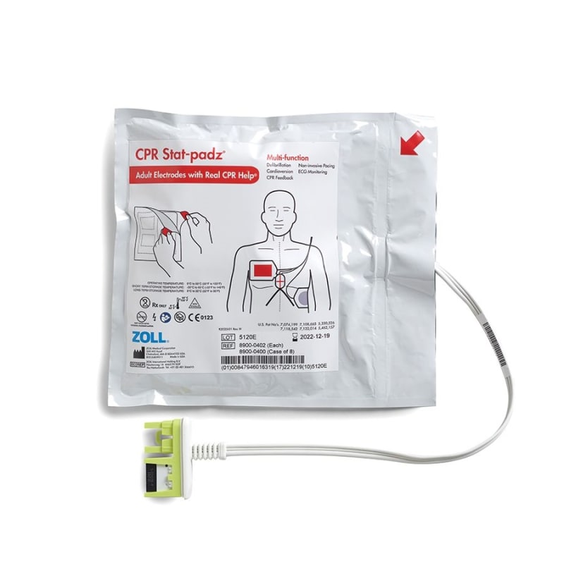 ZOLL CPR Stat Padz, HVP multifonction - Expire le 28 oct. 2025