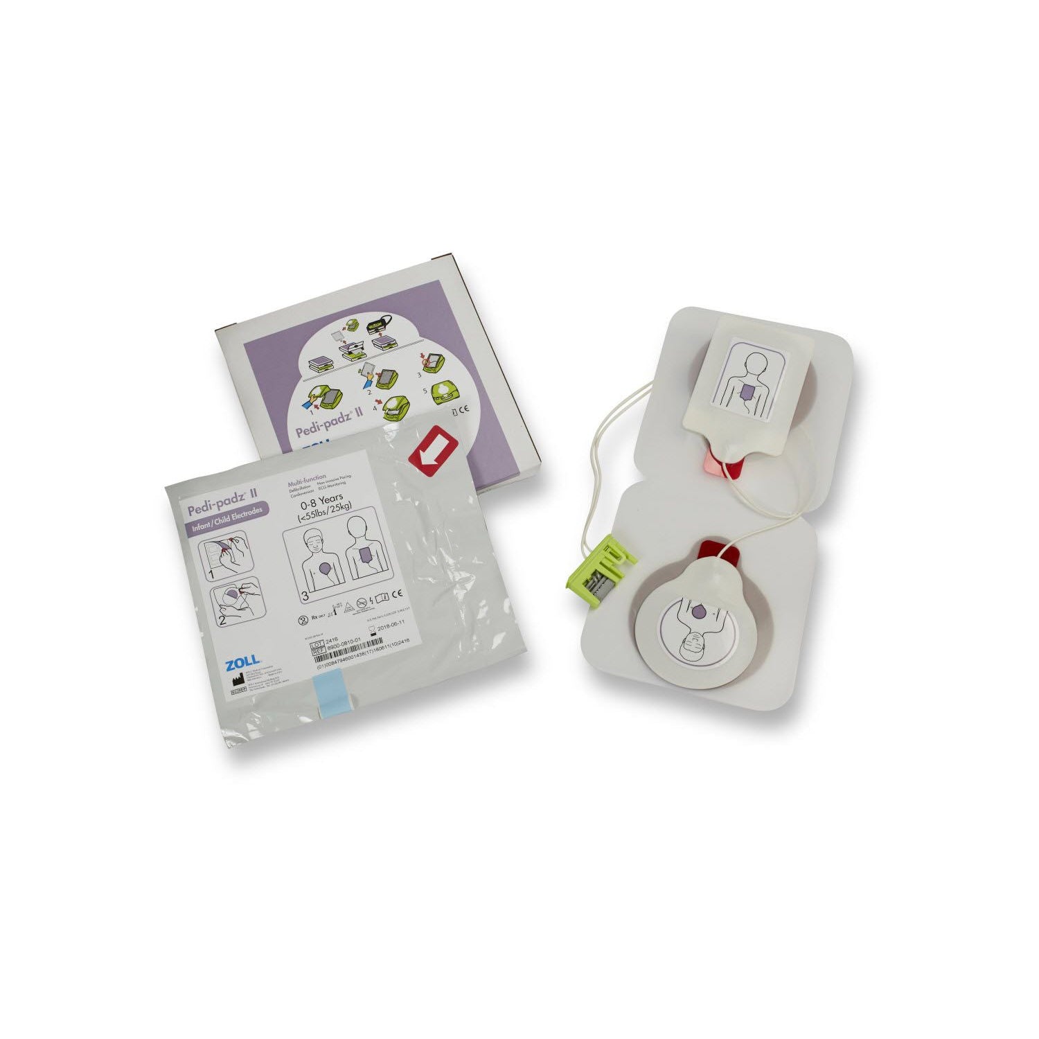 ZOLL Pedi-padz II Pediatric Electrodes | Canadian Red Cross