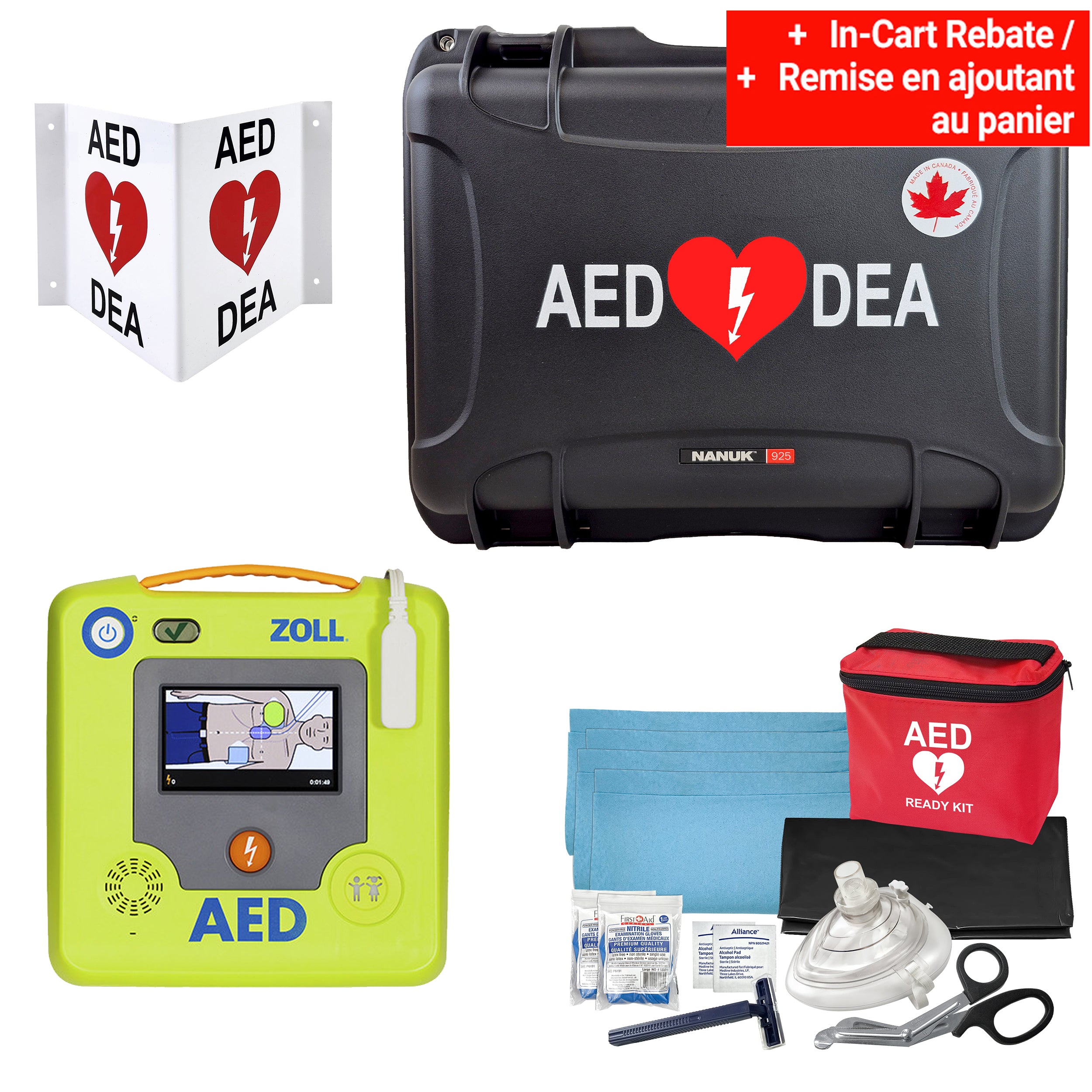 Bill 30 Ontario - ZOLL AED 3 Construction and Workplace AED Package
