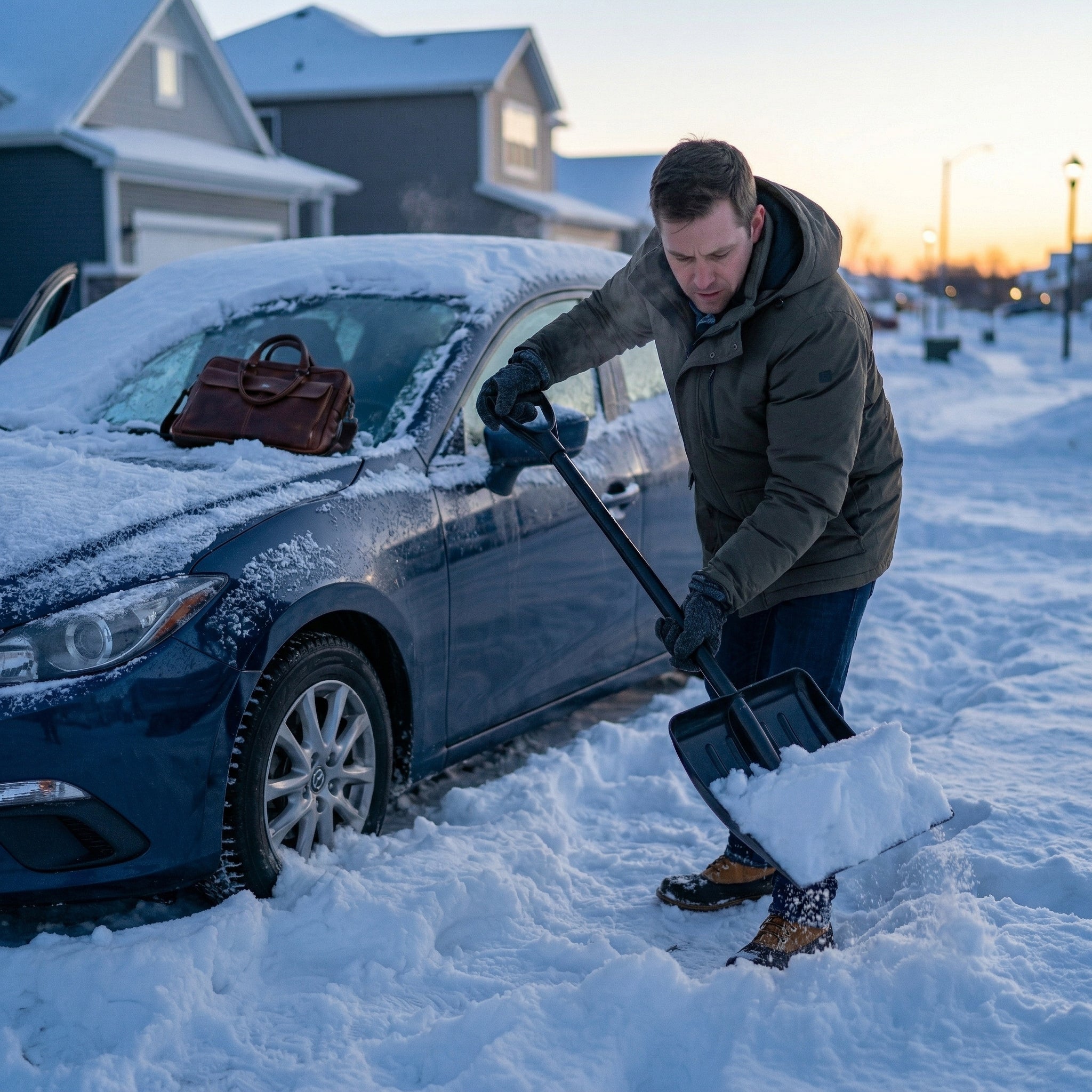 Pelle à neige pliable de 36"