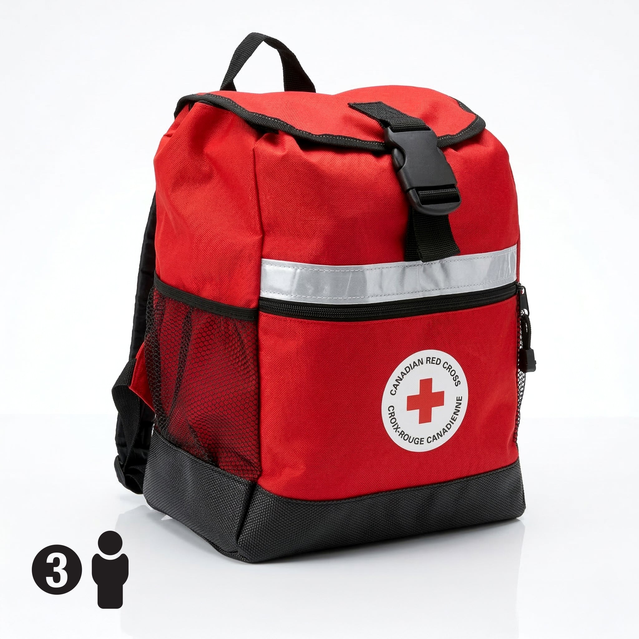 3-Person Basic Disaster Preparedness Kit – 72-Hour Emergency Survival Bag