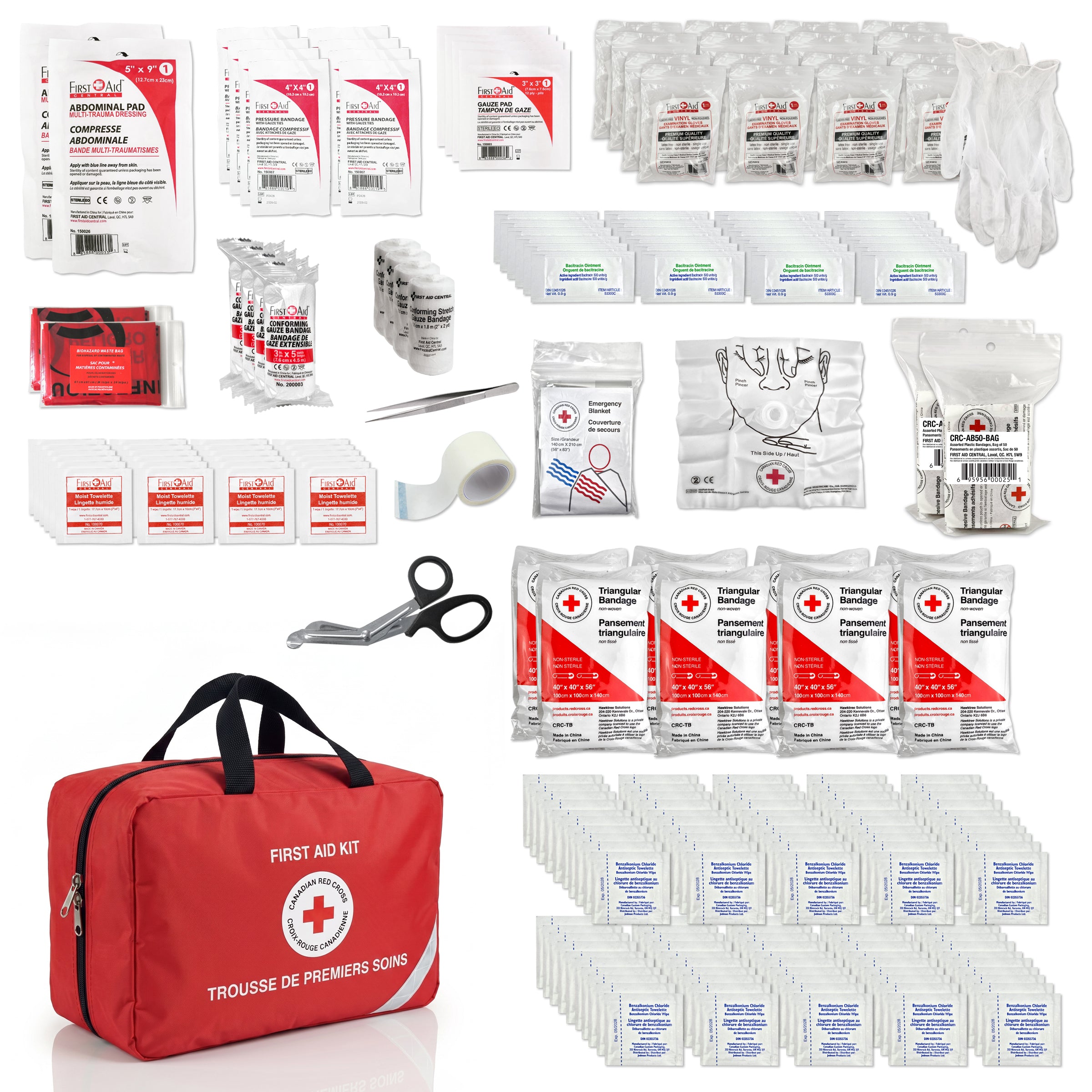 First Aid Kit Type 2 Basic, as per CSA Z1220-17 Standard - Medium (26-50 Persons)