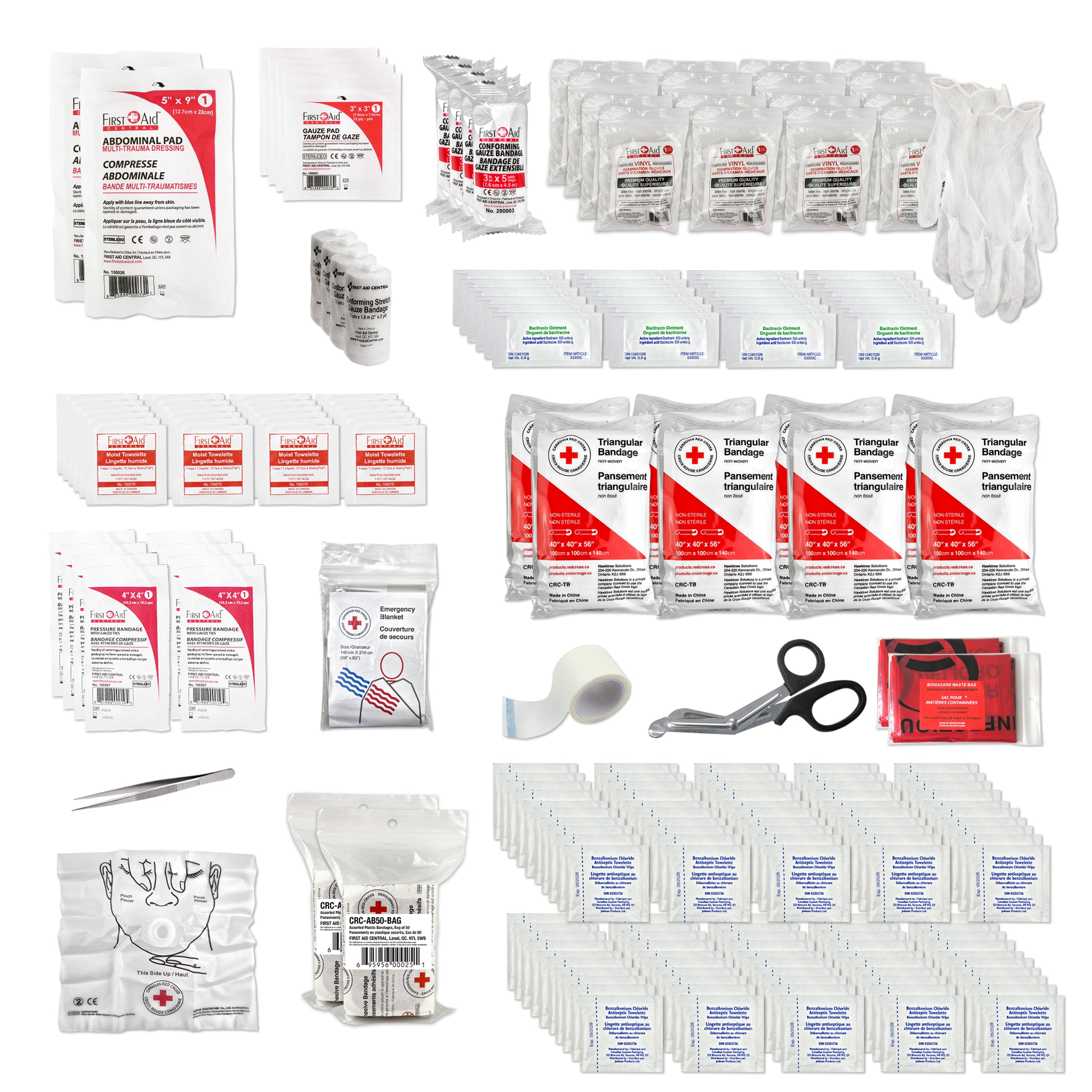 First Aid Kit Type 2 Basic, as per CSA Z1220-17 Standard - Medium (26-50 Persons)