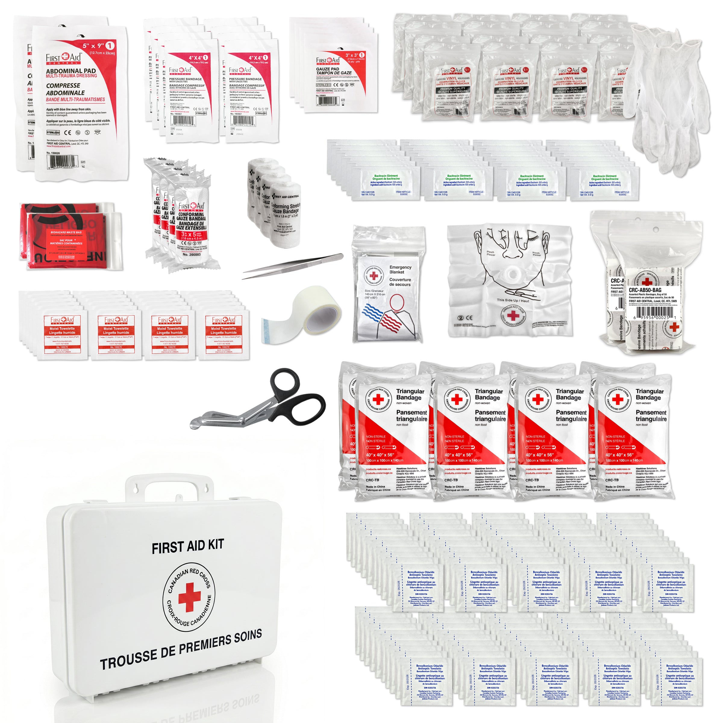 First Aid Kit Type 2 Basic, as per CSA Z1220-17 Standard - Medium (26-50 Persons)