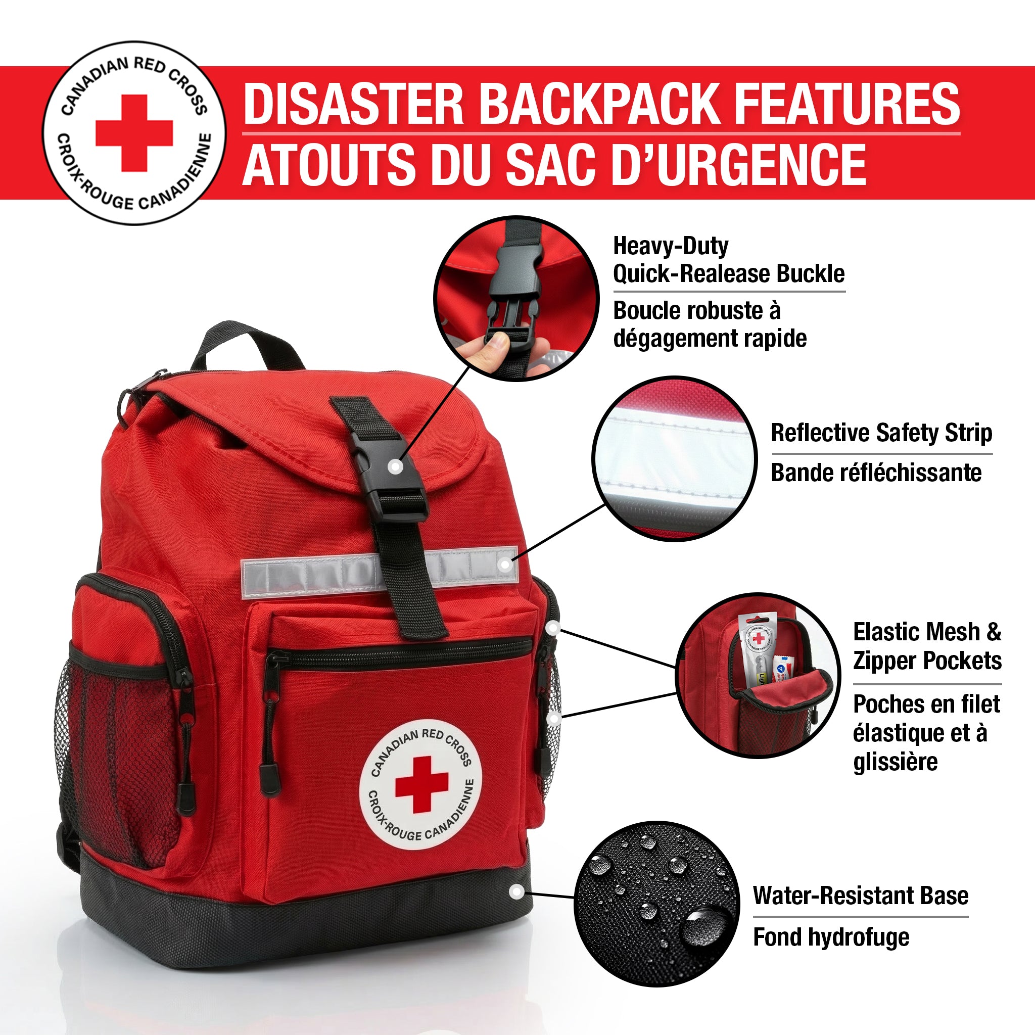 4-Person Deluxe Disaster Preparedness Kit | Canadian Red Cross