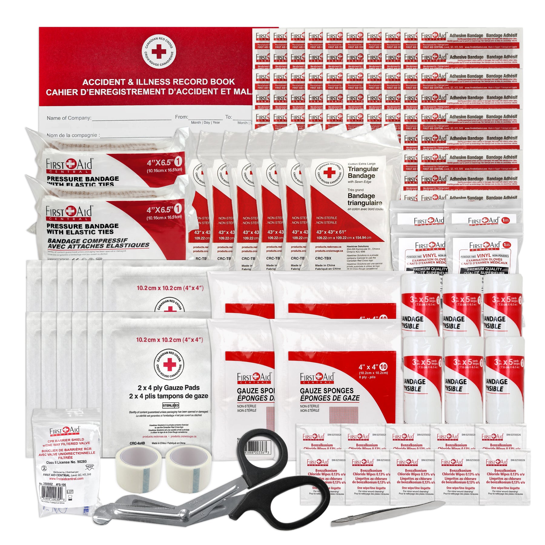 Trousse fédérale de premiers soins en milieu de travail – Type B