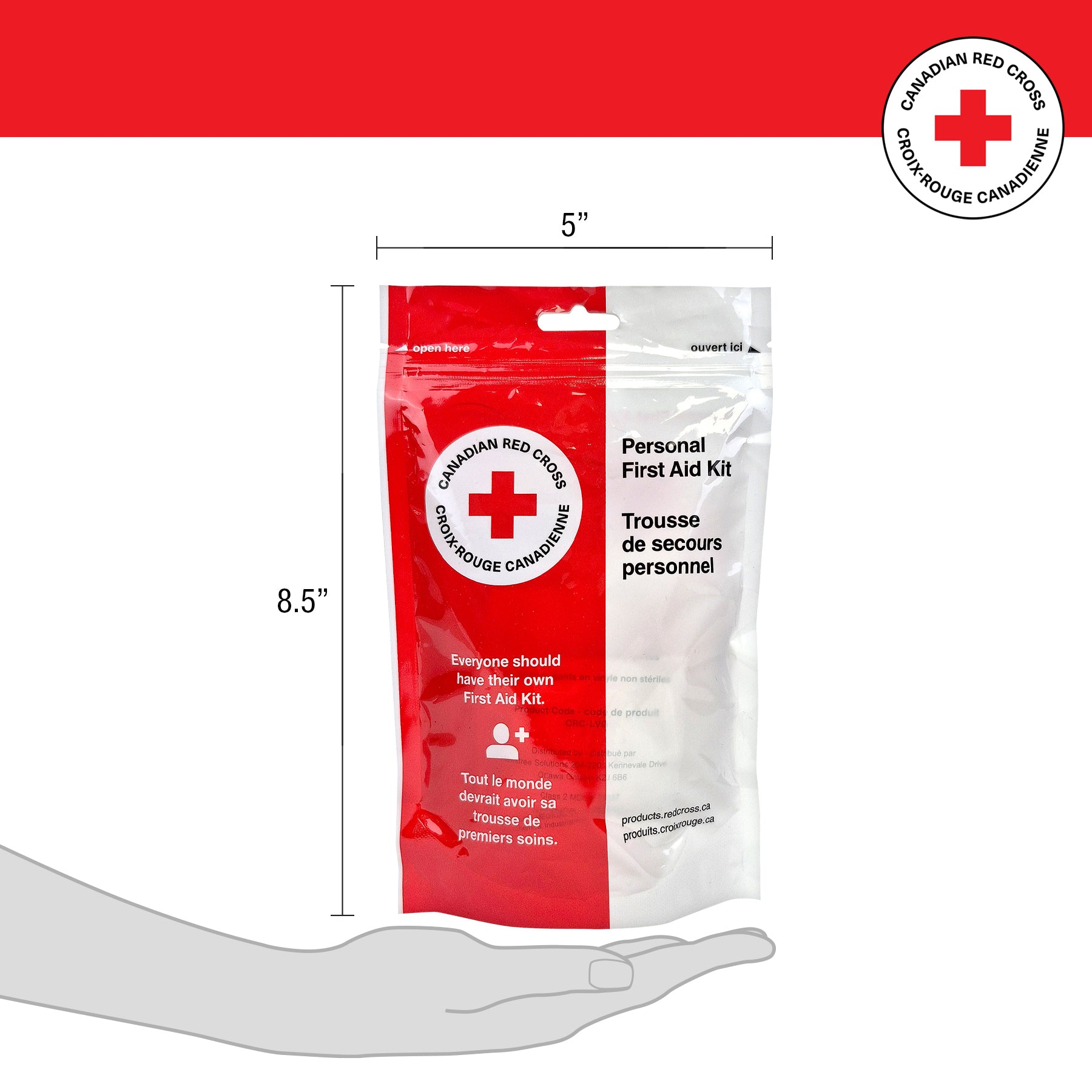 Trousse de premiers soins personnelle – Étanche, légère et compacte