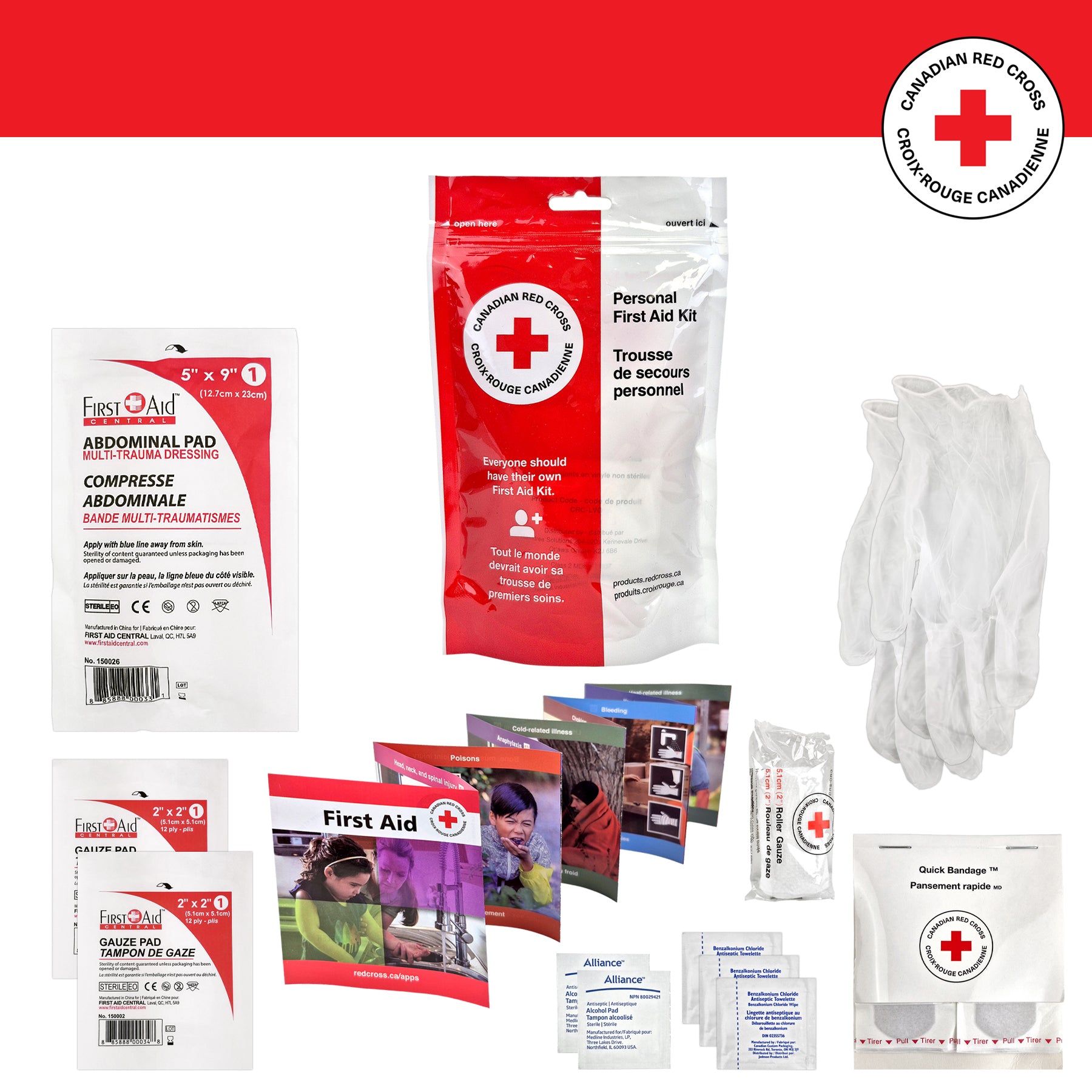 Trousse de premiers soins personnelle – Étanche, légère et compacte