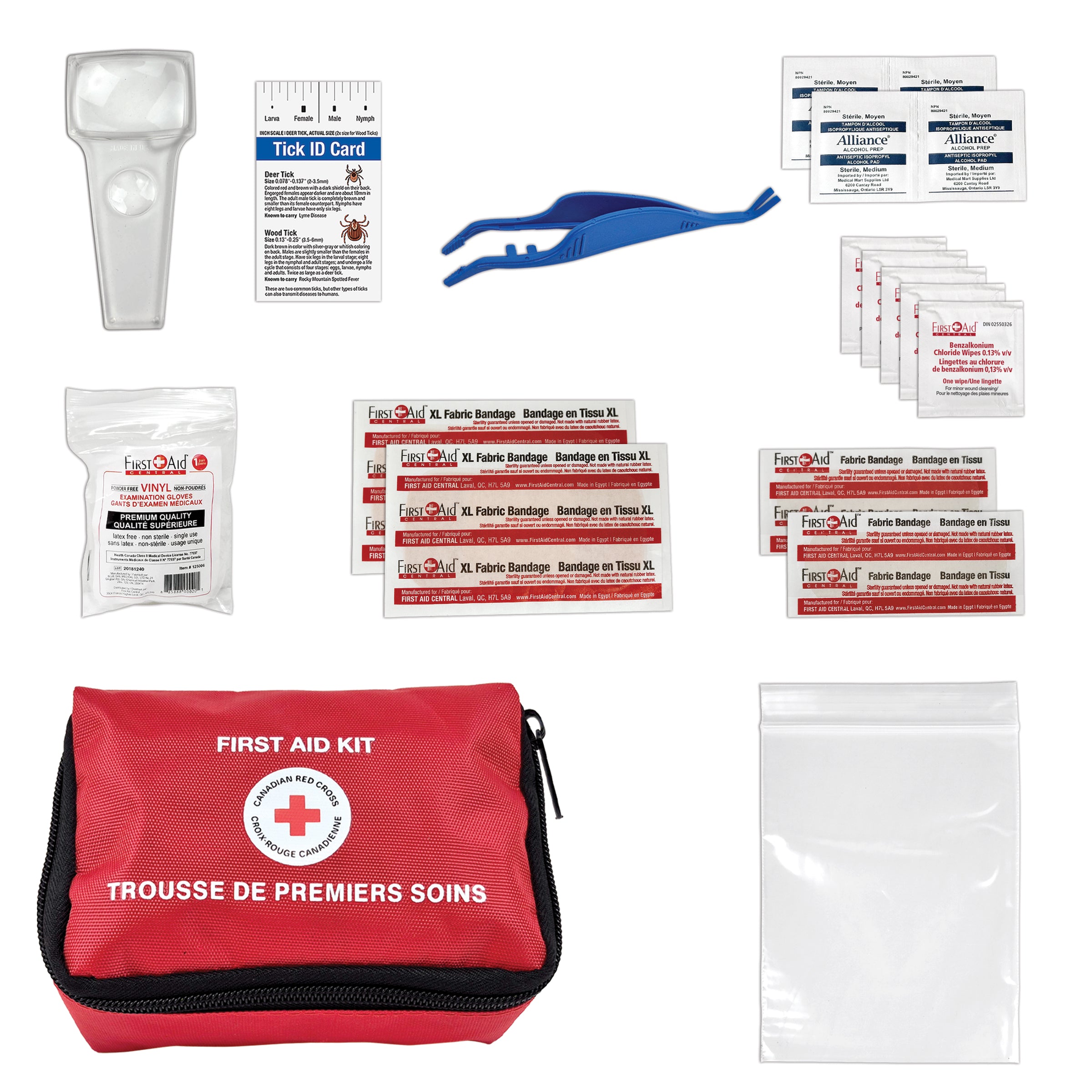 Tick Removal Deluxe Kit - Nylon bag