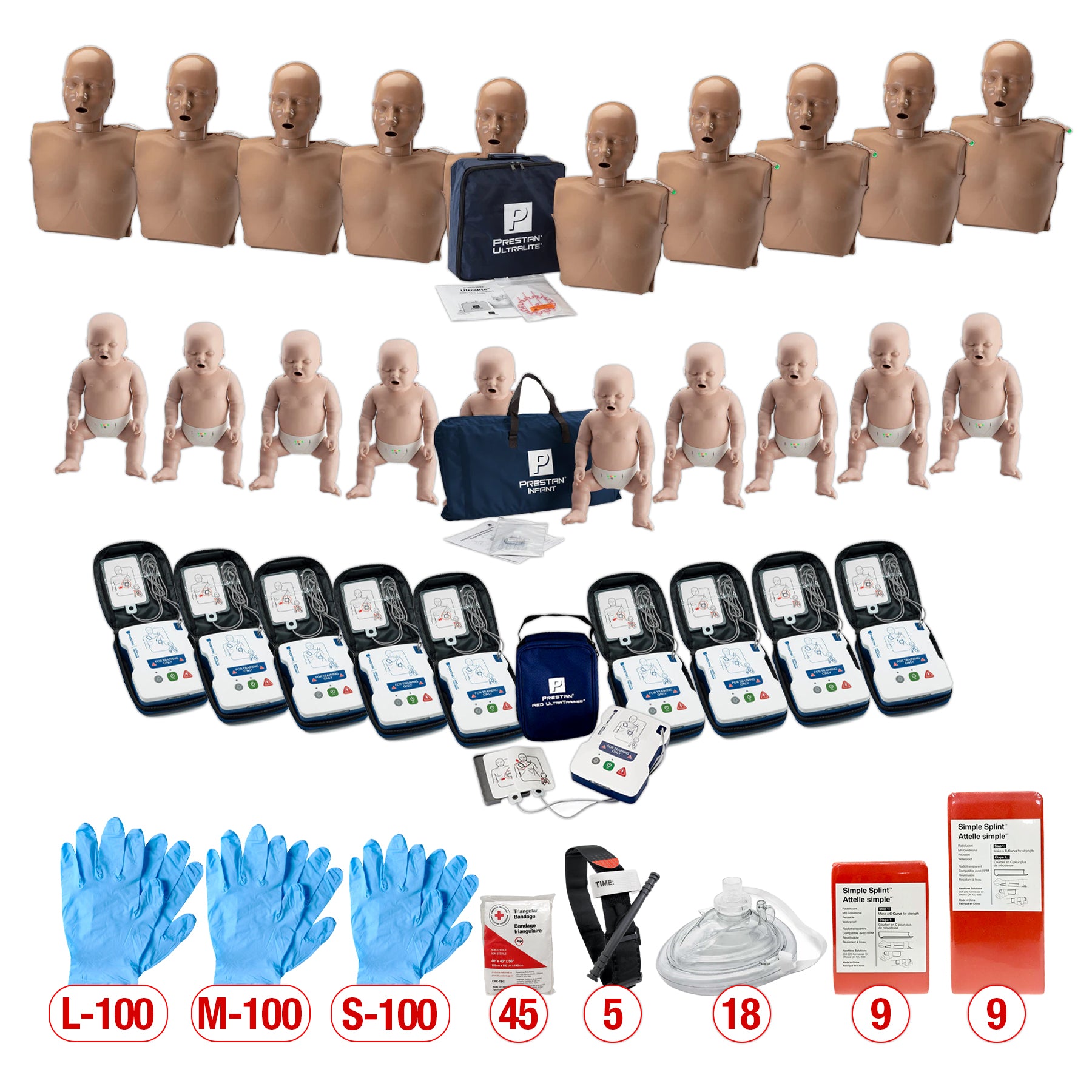 First Aid & CPR Trainers, Small Starter Kit